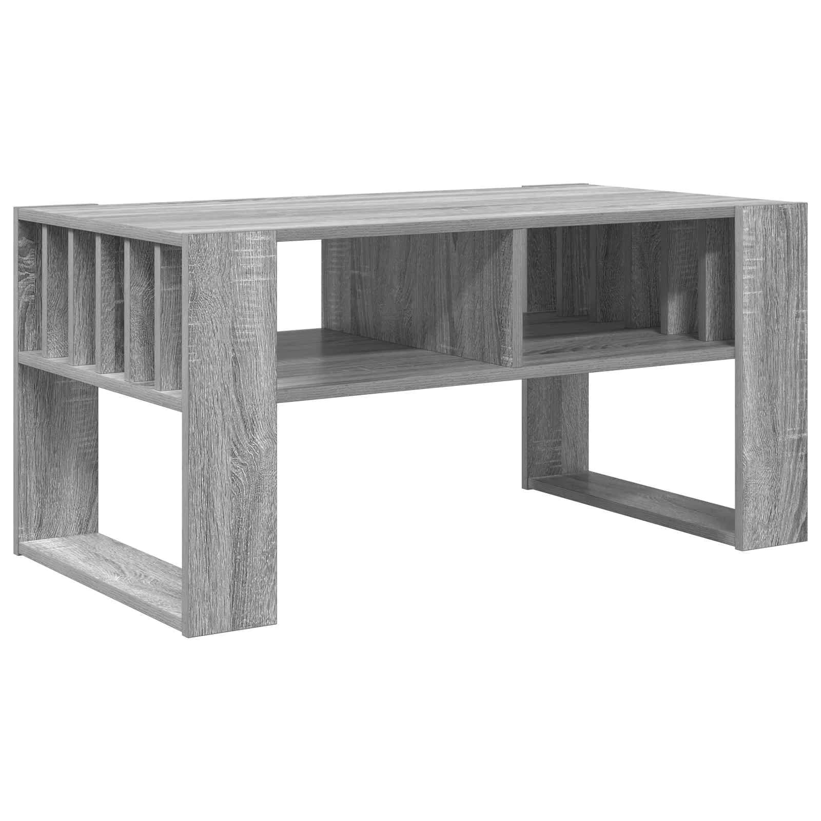 Klubska miza Siva Sonoma 92 x 49,5 x 45 cm Inženirski les - slika 7