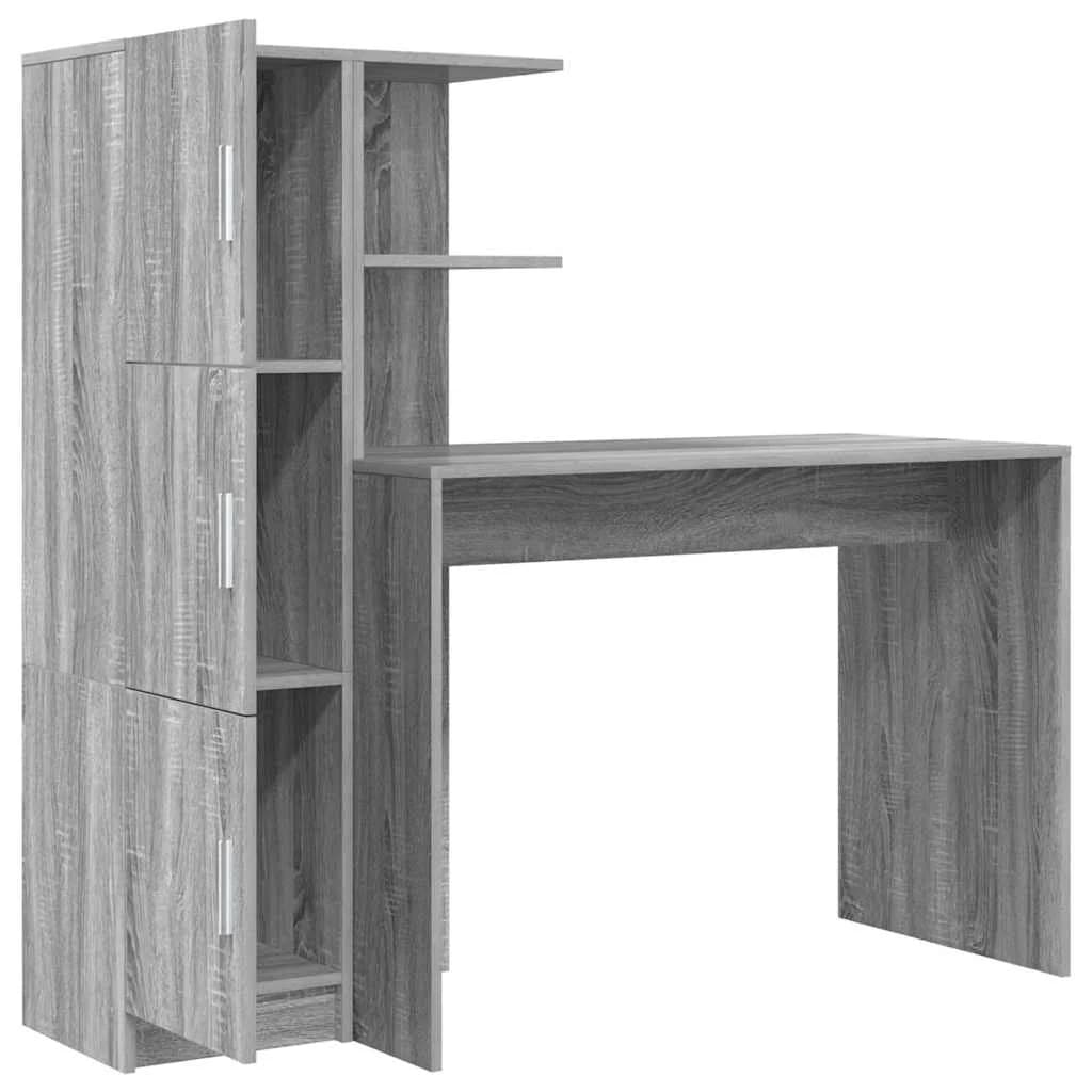 Miza Siva Sonoma 133,5 x 50 x 124 cm 2 kos - slika 7
