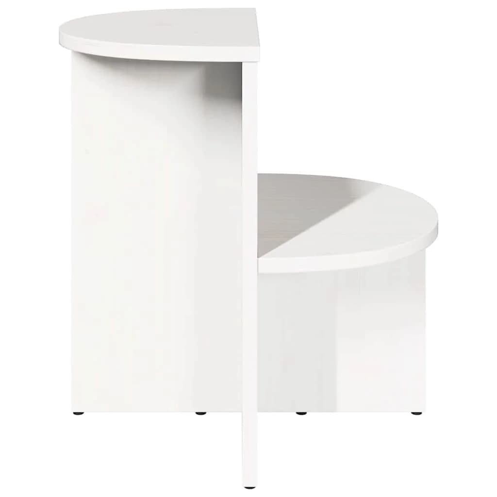 Klubska miza Bela 50 x 40 x 50 cm Trdna borovina - slika 5