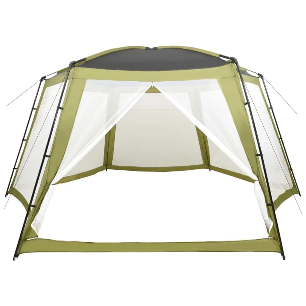 Šotor za bazen iz blaga 660x580x250 cm zelen - slika 3