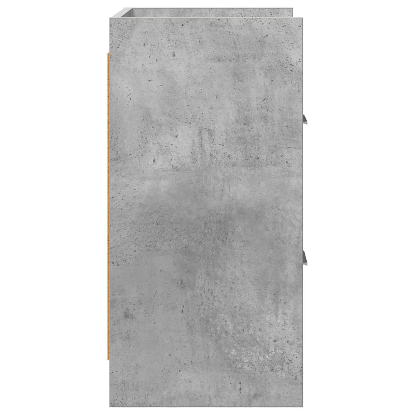 Posteljne mize Betonsko siva 40 x 30 x 60 cm Inženirski les - slika 5