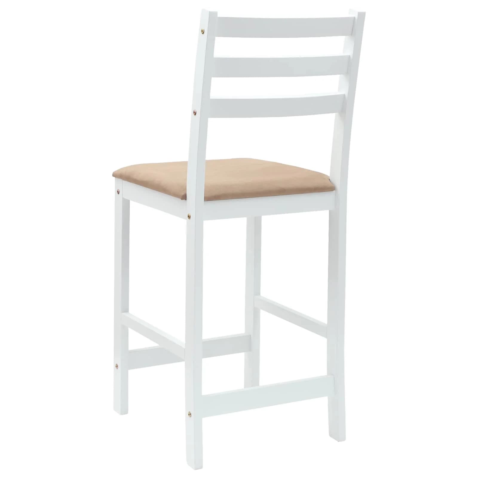 Jedilni stoli 2 kos Masivno gumovo les Bela 40 x 47,5 x 99,5 cm - slika 7