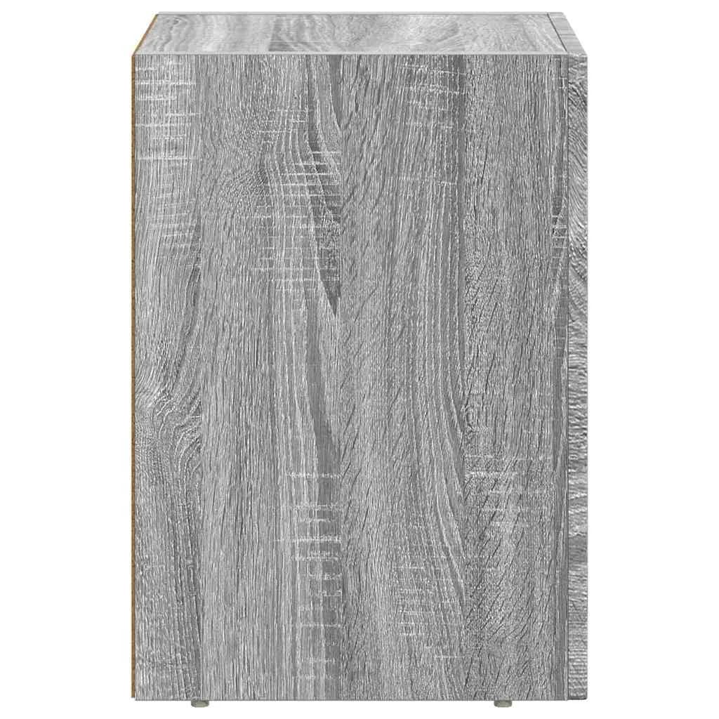 Nočna omarica ELST Siva Sonoma 29,5 x 33,5 x 50 cm - slika 5
