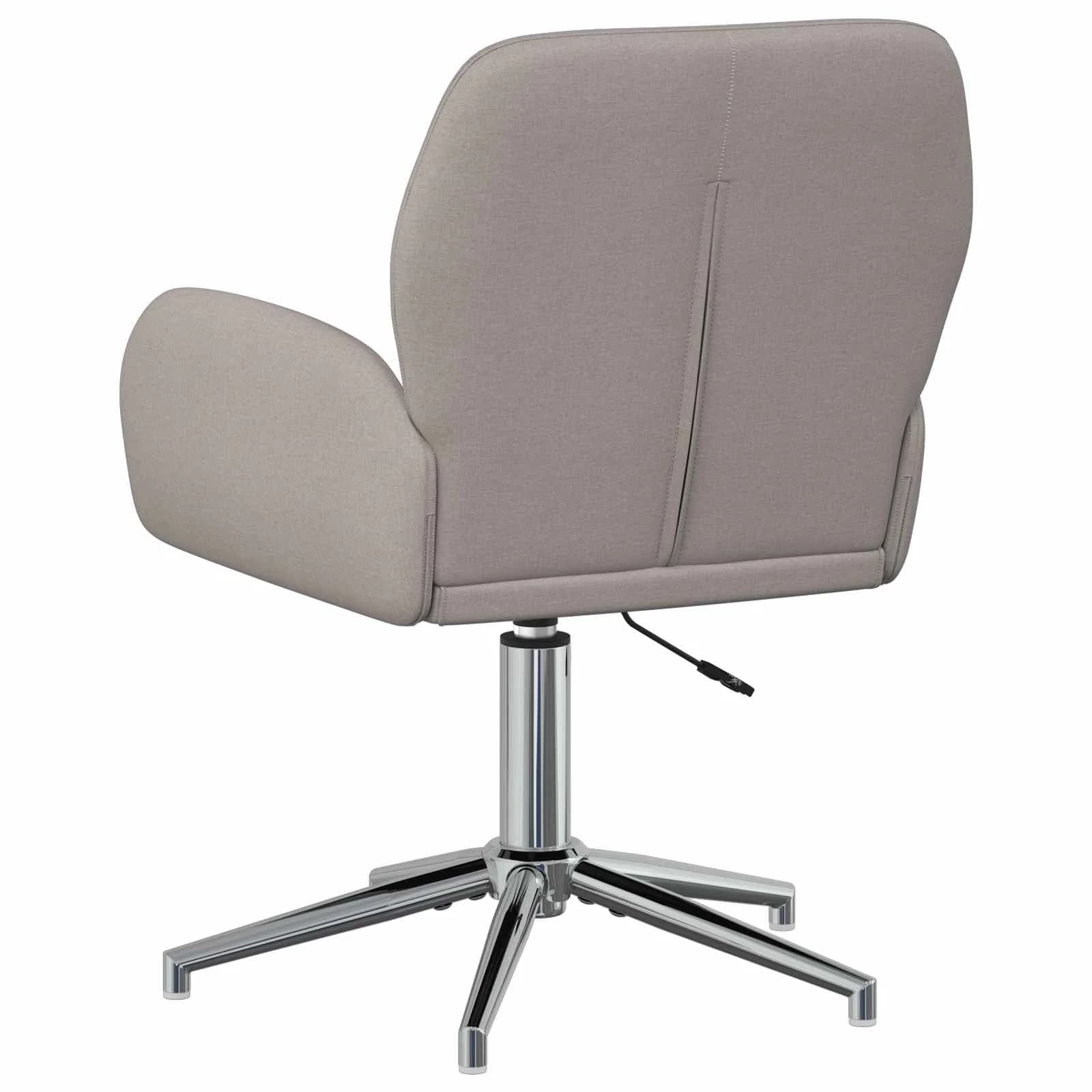 Vrteči pisarniški stoli 2 kos 54 x 58 x 90 cm Taupe Blago - slika 5