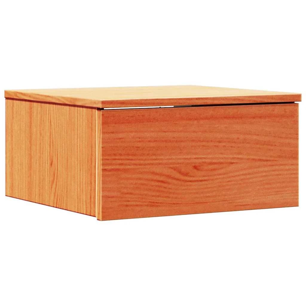 Nočna omarica 2 kos Voskast rjav 37 x 35 x 18,5 cm - slika 5