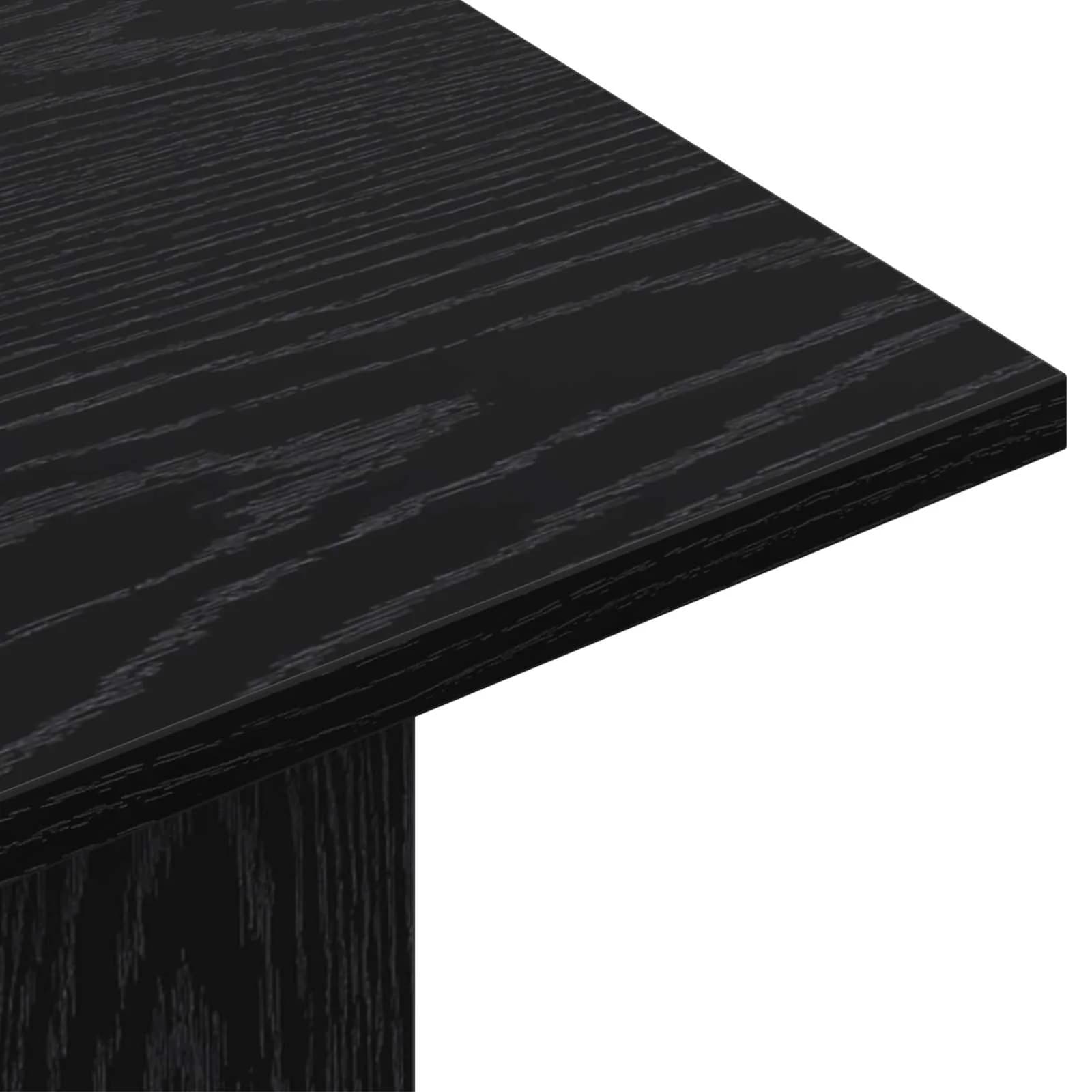 Konzolna miza Črni hrast 100 x 30 x 75 cm Inženirski les - slika 8