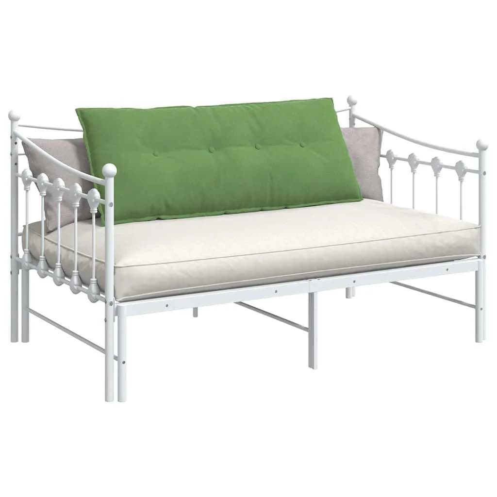 Poglavni vzglavnik Svetlo zelena 120 x 50 cm Žametna tkanina - slika 3