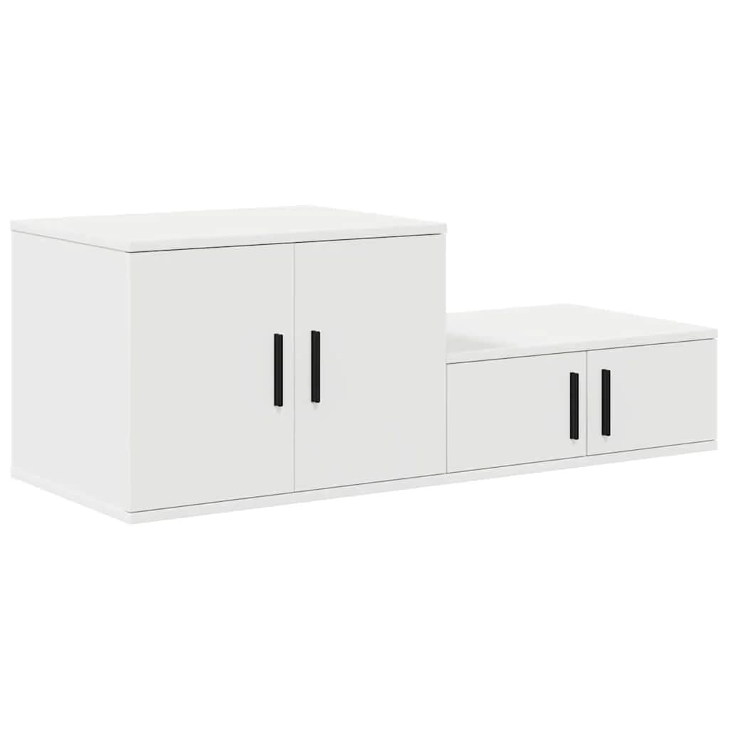 Omarica za shranjevanje 2 kos Bela 103 x 41 x 40 cm - slika 5