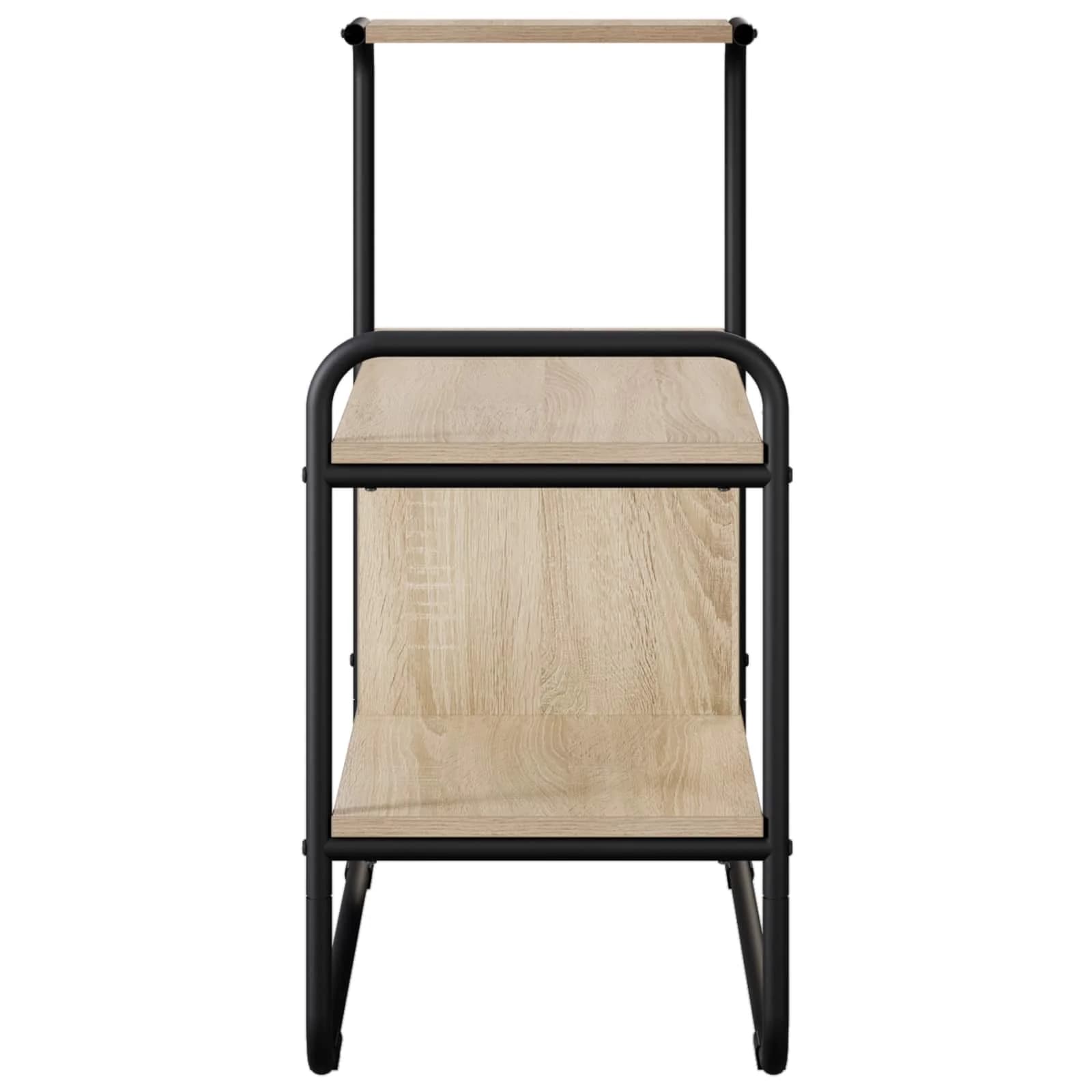 Konzolna miza Sonoma hrast 80 x 35 x 75 cm Inženirski les - slika 5