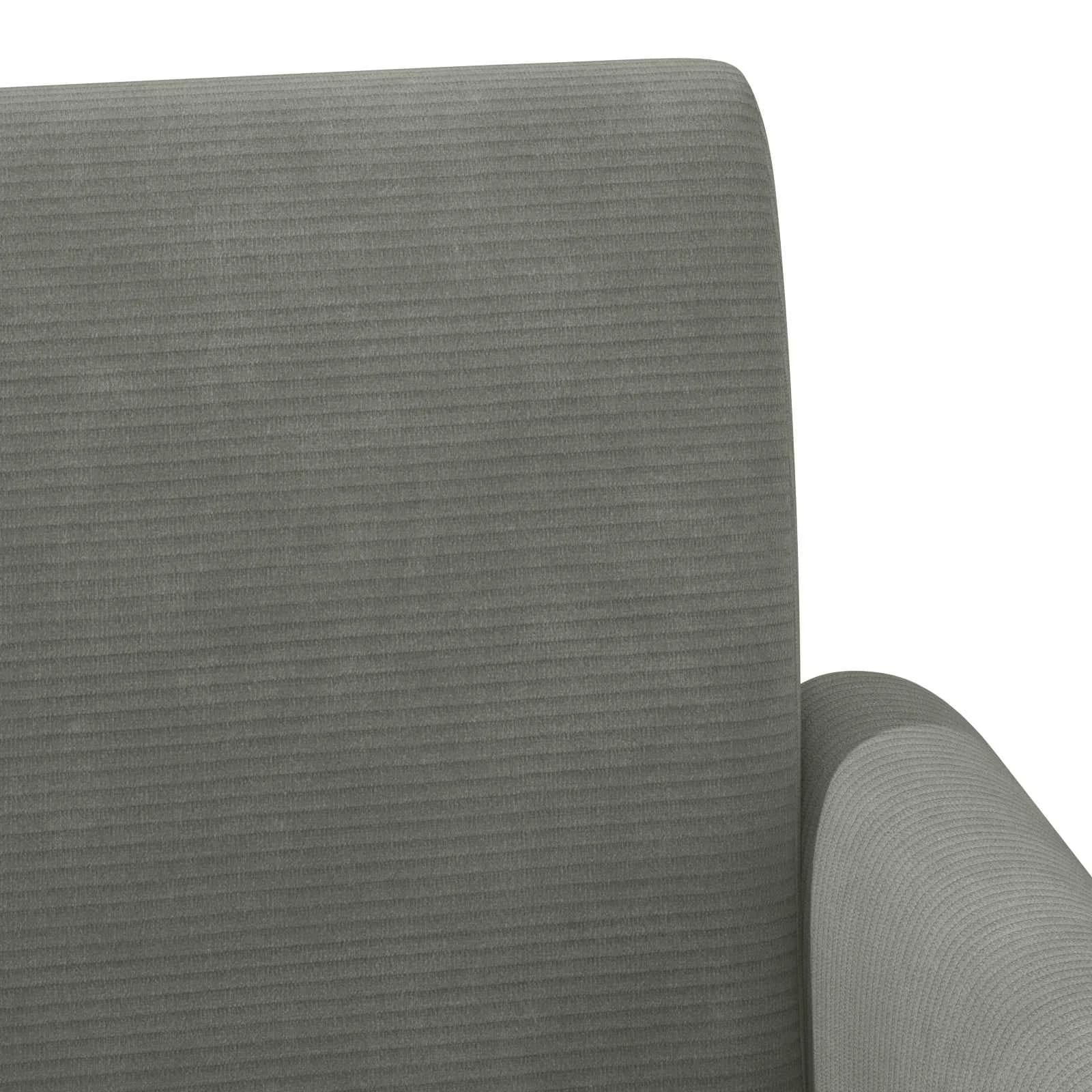 Dvojnica s gumbi Svetlo siva 116 x 67 x 81 cm Žametna tkanina - slika 7