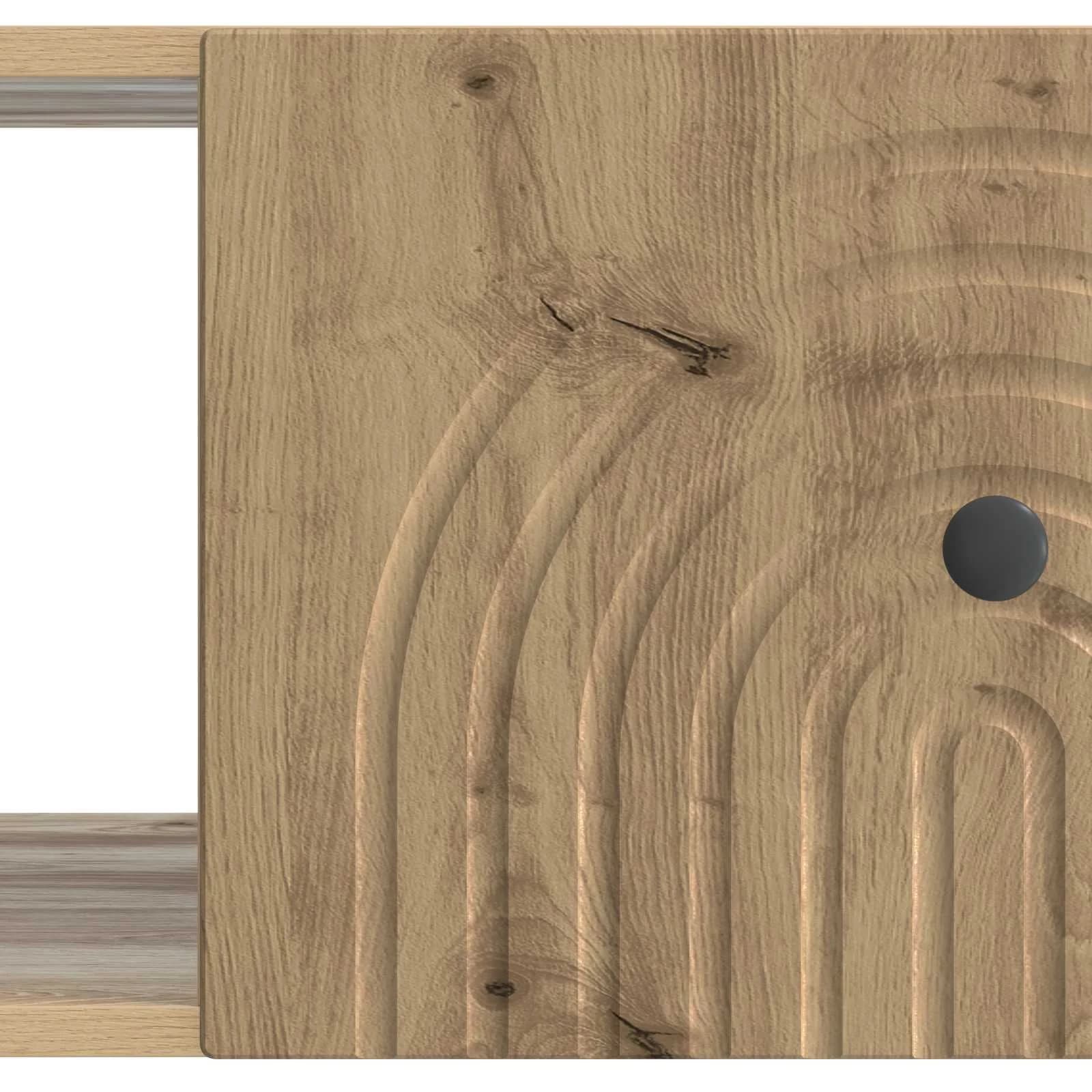 Klubska miza Artisan hrast 90 x 50 x 40 cm Inženirski les - slika 9