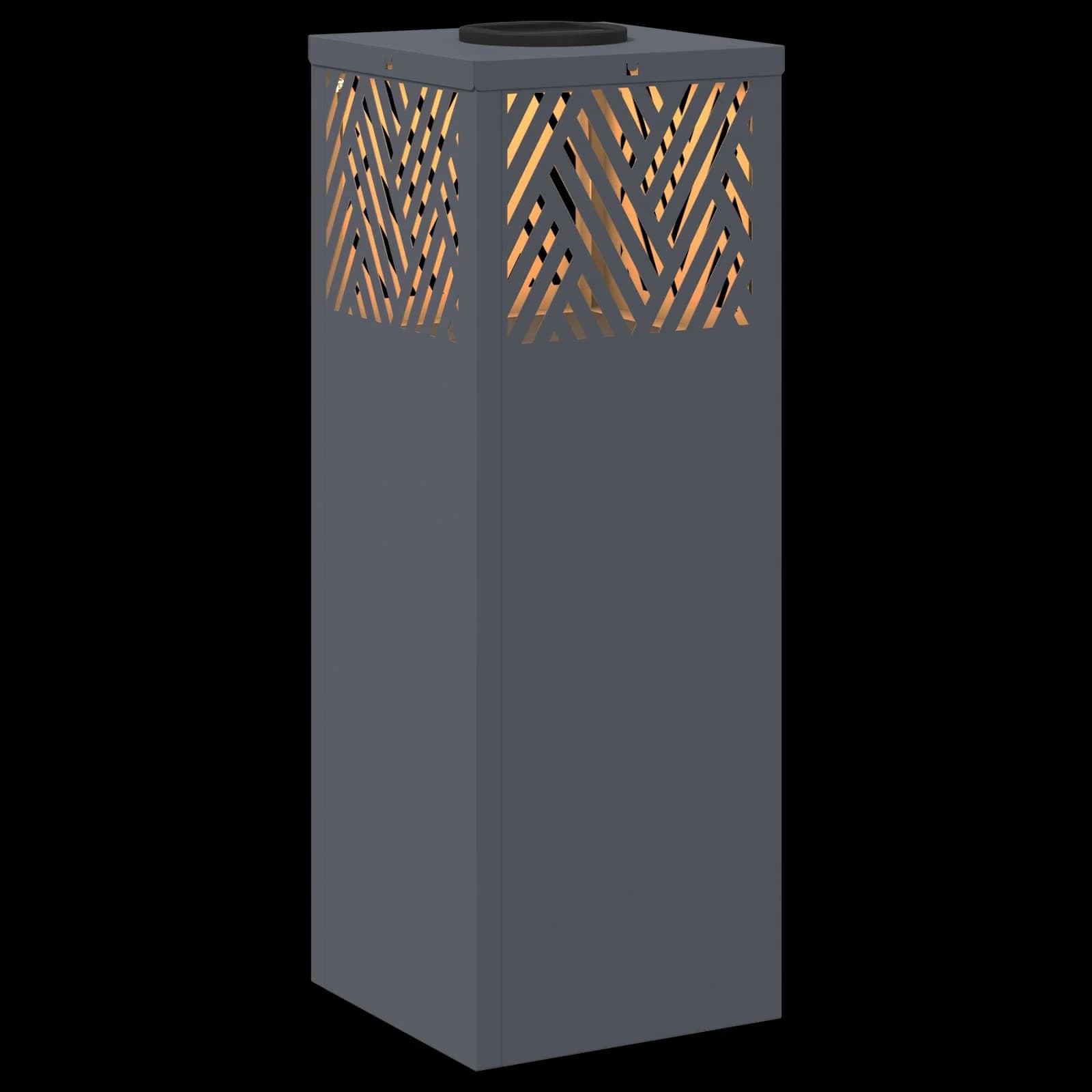Solarno LED svetilo za pot 2 kos Toplo bela 18 x 18 x 50 cm - slika 12