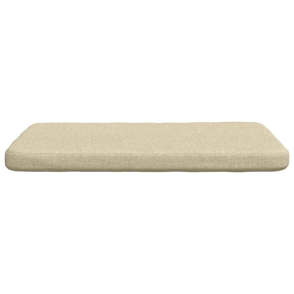 Sedežne blazine 4 kos blago krema 40 x 40 x 3 cm - slika 6