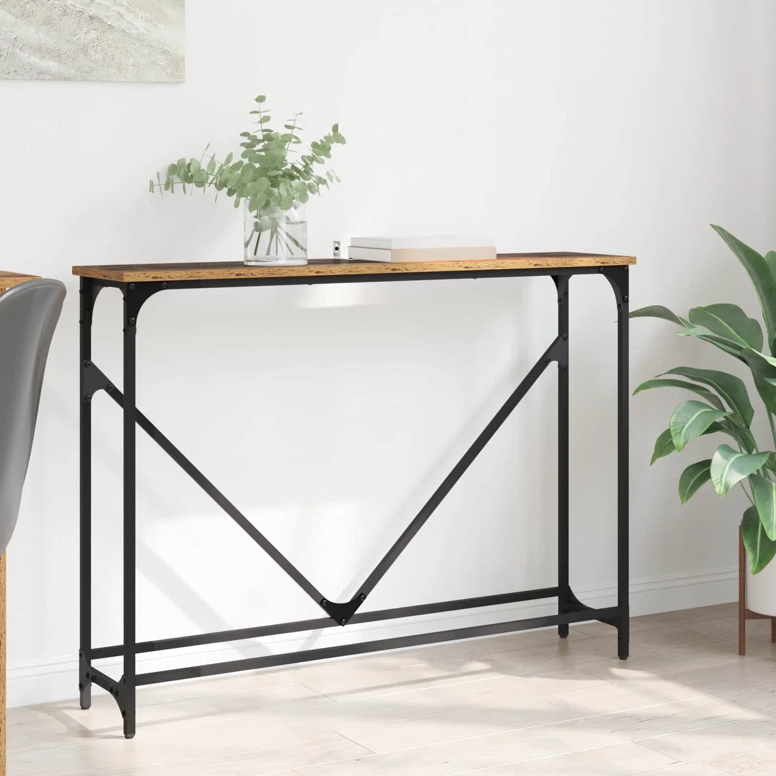 Konzolna miza Star les 102 x 23 x 75 cm Inženirski les