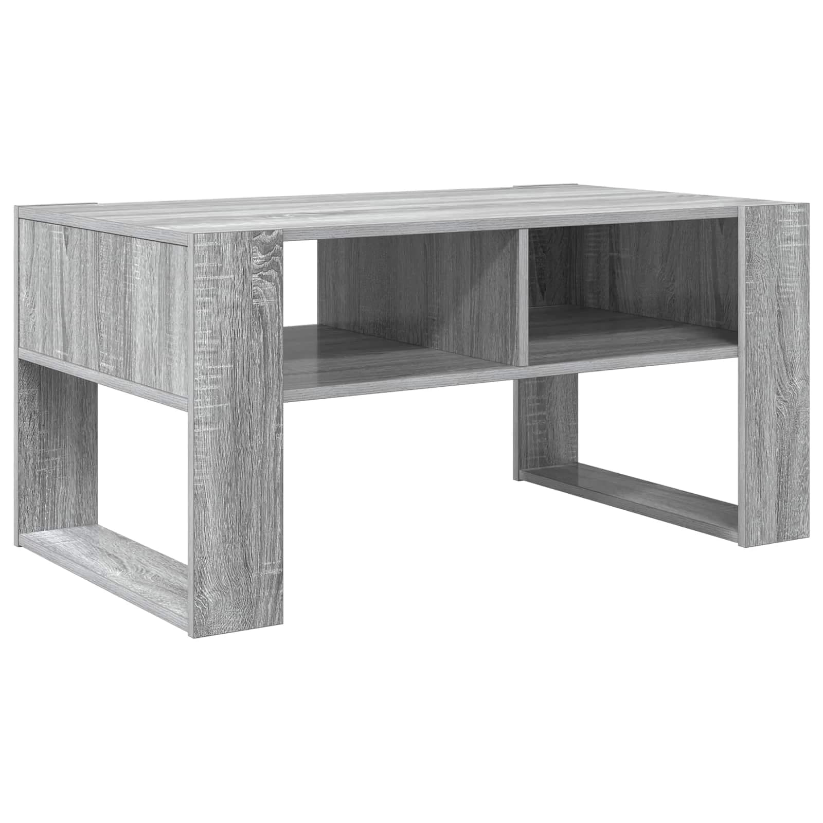 Klubska miza Siva Sonoma 92 x 53 x 45 cm Inženirski les - slika 7