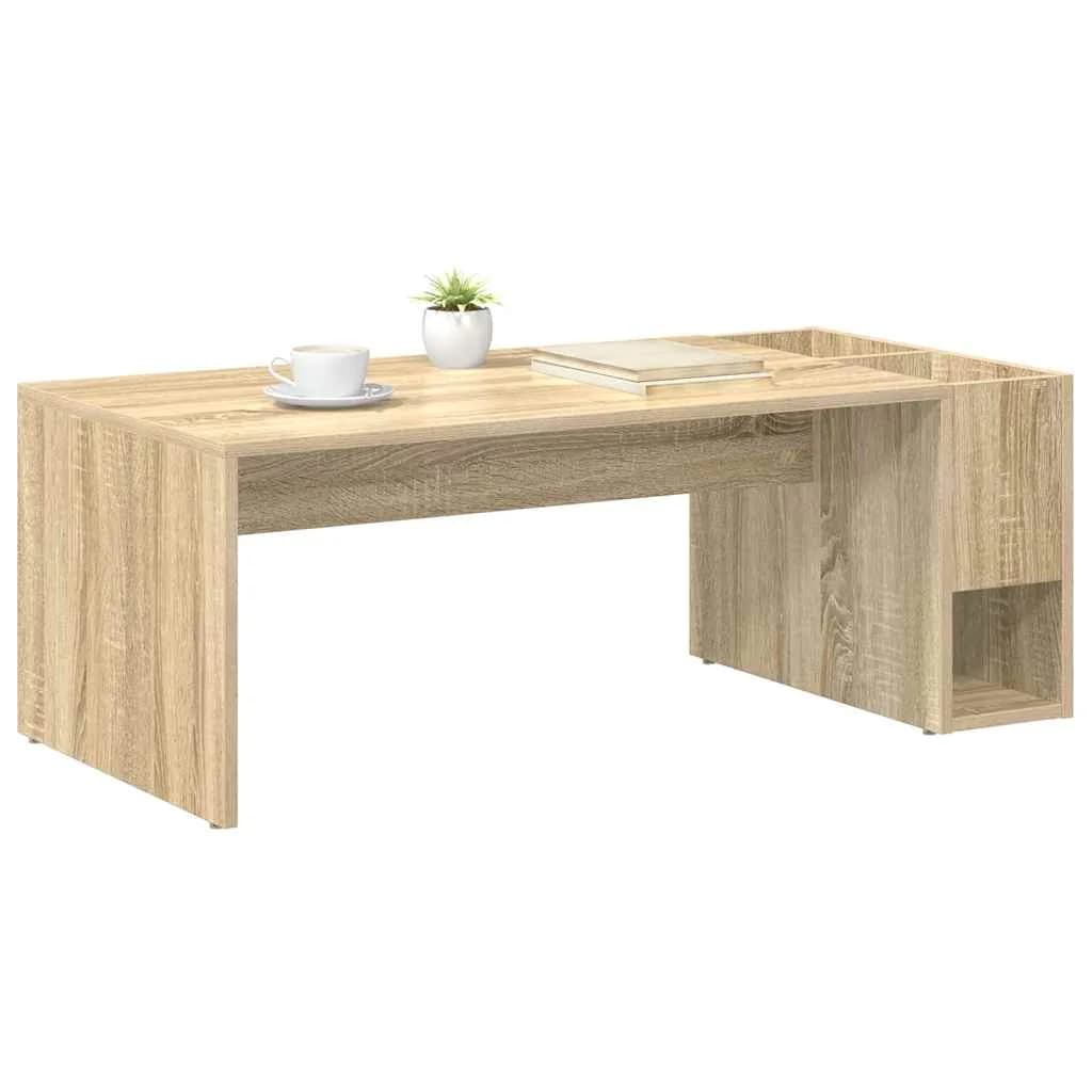Klubska miza Sonoma hrast 101,5 x 50 x 37 cm Inženirski les - slika 3
