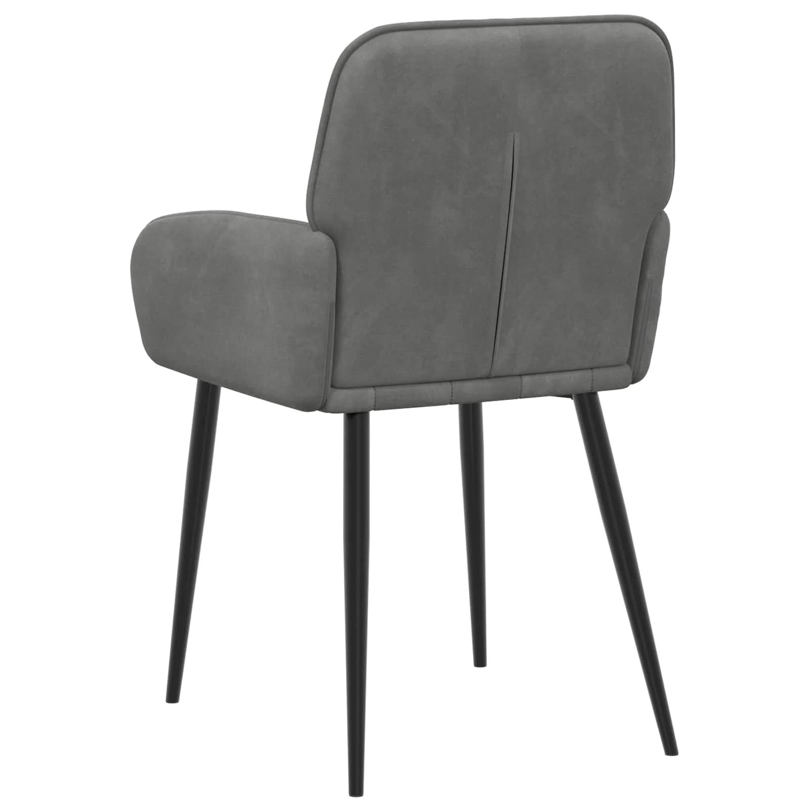 Jedilni stoli 4 kos Žamet Temno siva 57 x 50 x 85 cm - slika 5