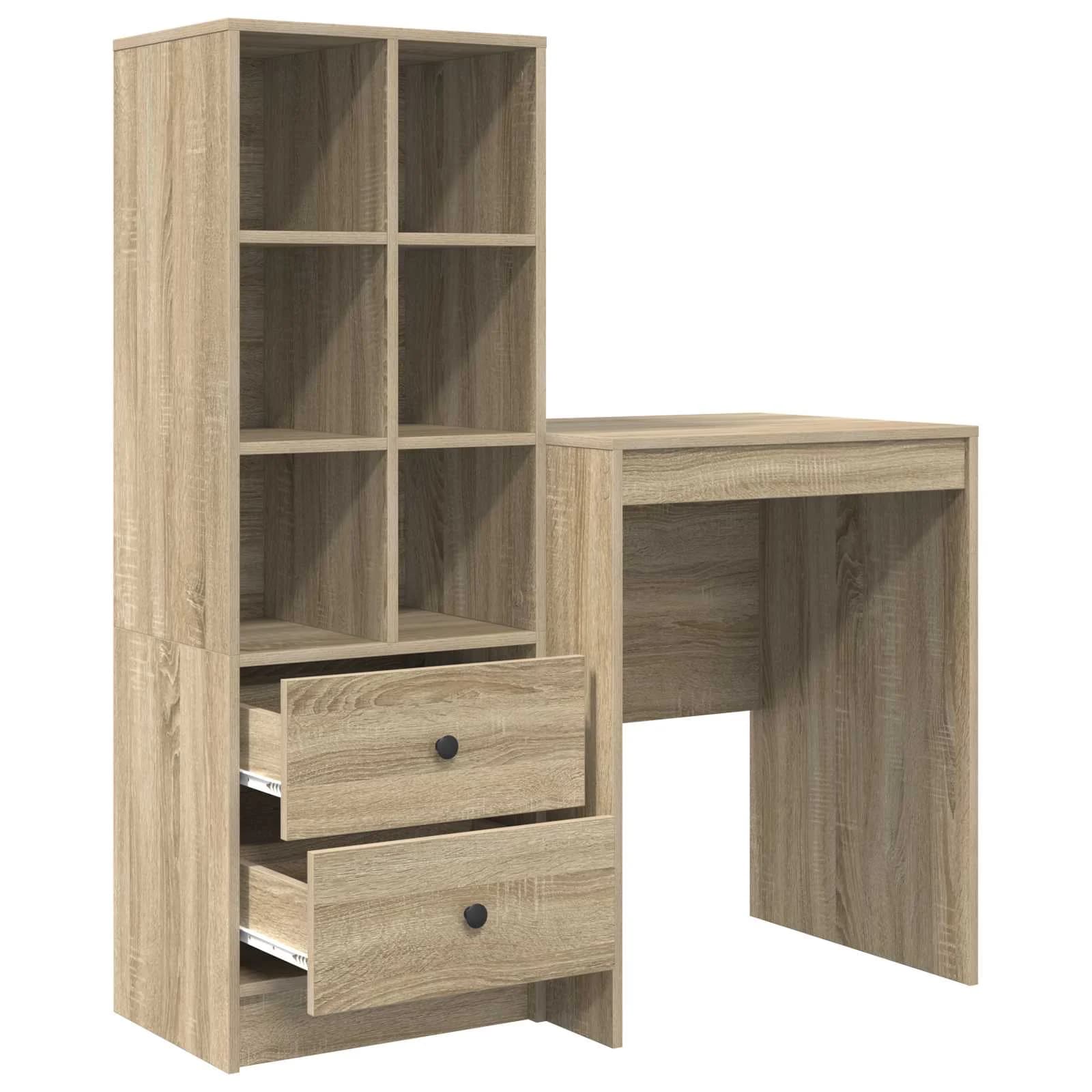 Miza Sonoma hrast 105,5 x 50 x 127 cm 2 kos - slika 7
