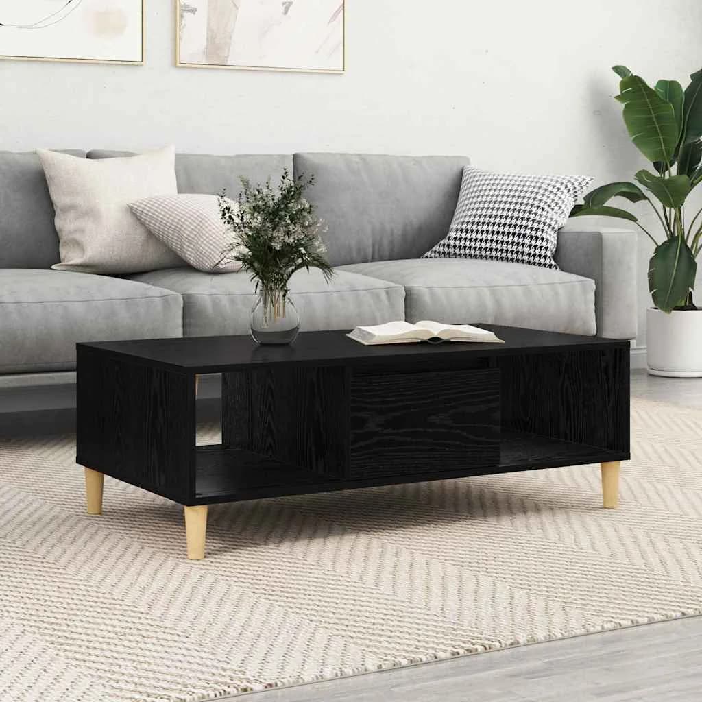 Klubska miza Črna Orehovina 102 x 55 x 35 cm Inženirski les