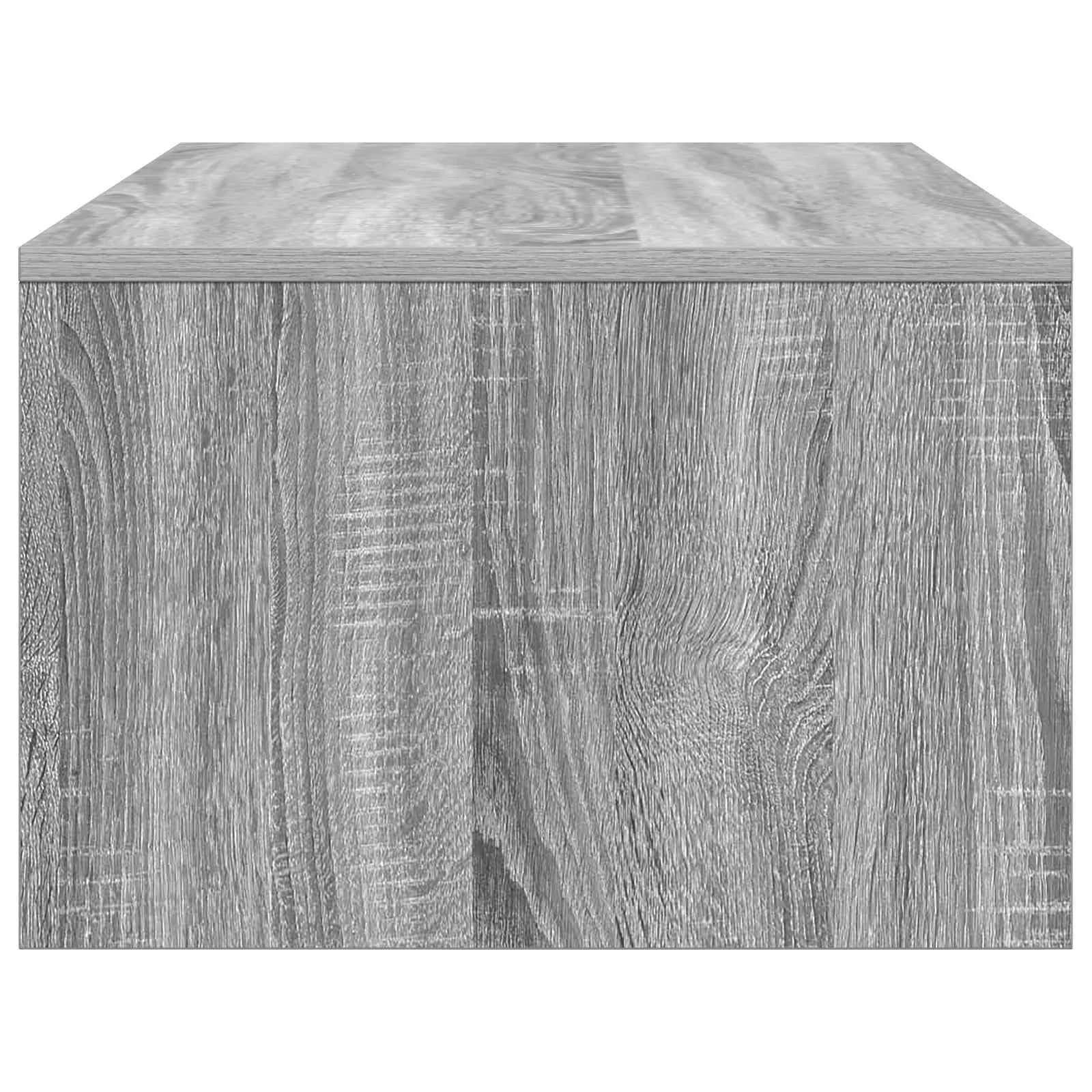 Stenska miza Siva Sonoma Inženirski les 100 x 45 x 30 cm - slika 6