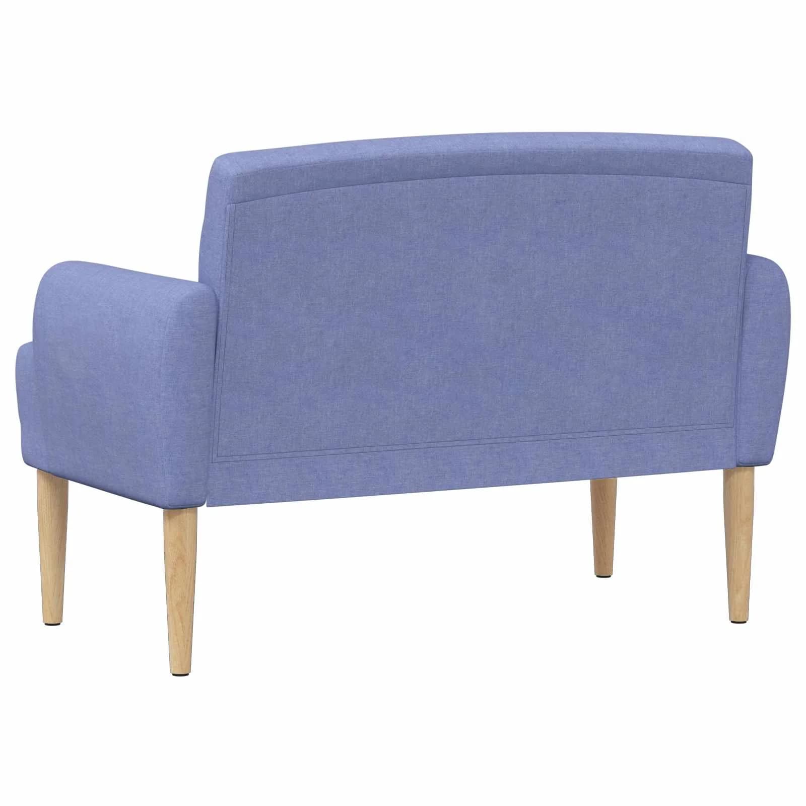 Dvojnica s gumbi Jeans modra 116 x 67 x 80 cm Blago - slika 5