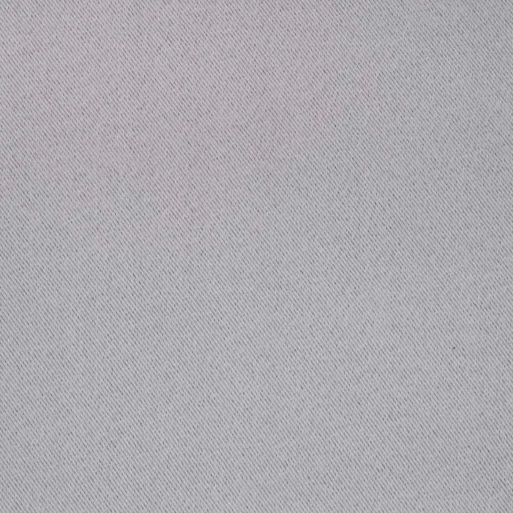 Zavese za zatemnitev z obroči 2 kos Kovinsko siva 225 x 140 cm - slika 7