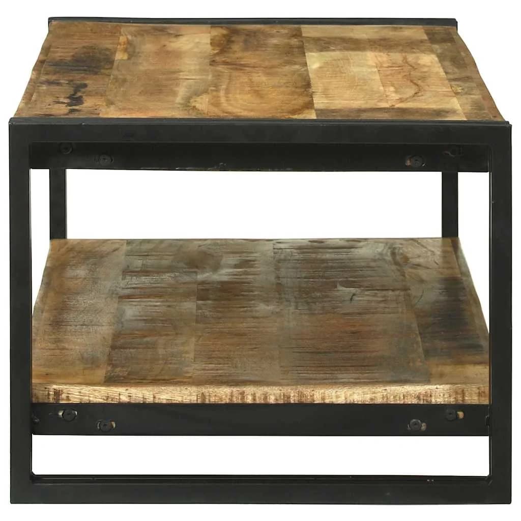 Klubska miza Rjava 120 x 50 x 38 cm Masiven les manga - slika 4