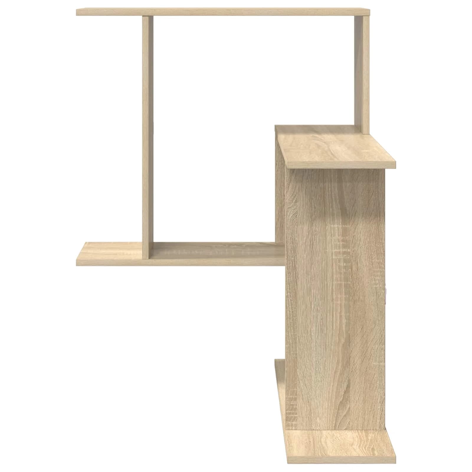 Stenska polica Sonoma hrast 67 x 67 x 87 cm Inženirski les - slika 4