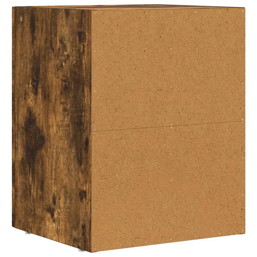 Nočna omarica ELST 2 kos Dimljeni oreh 40 x 35 x 50 cm - slika 8