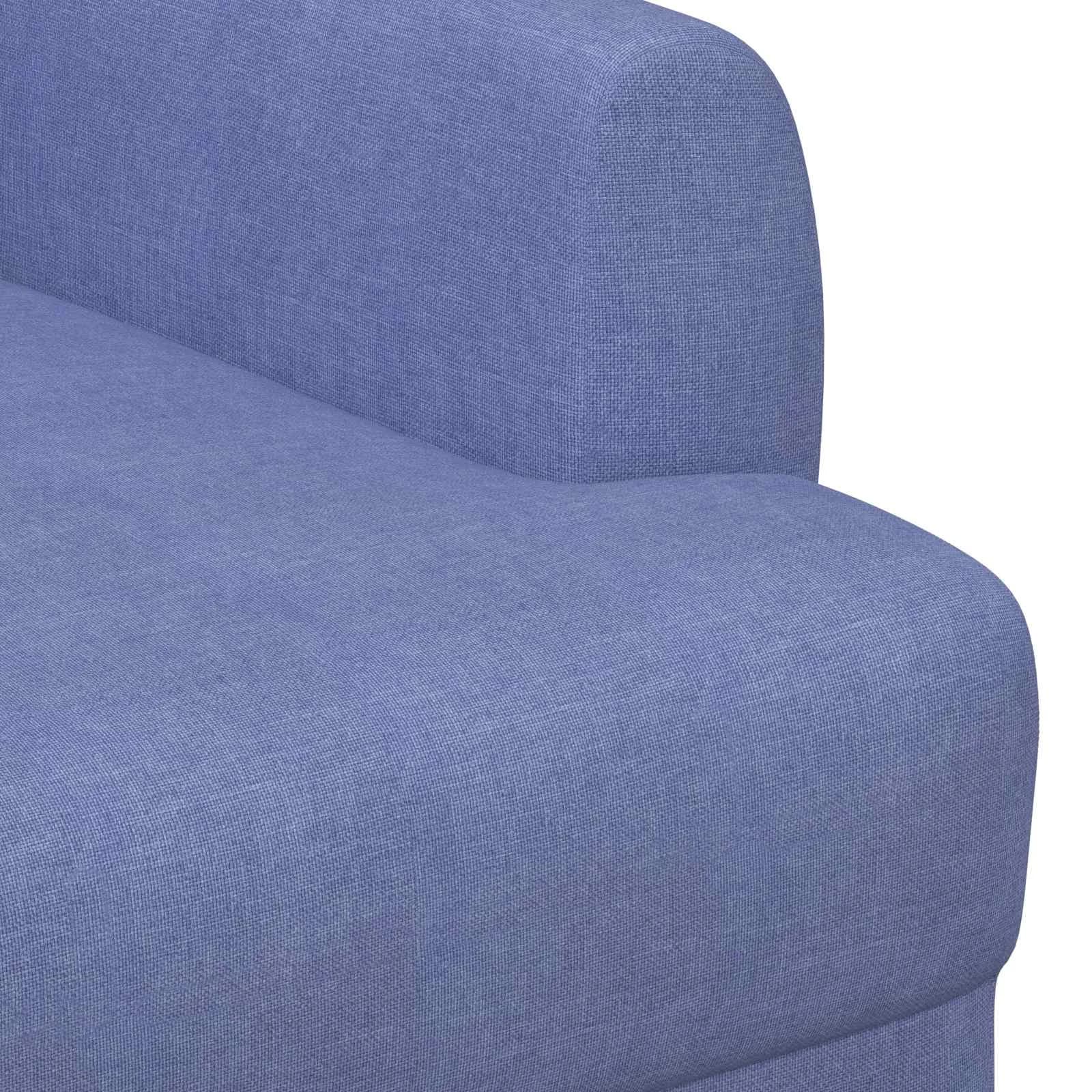Dvojnica s gumbi Jeans modra 116 x 67 x 80 cm Blago - slika 6
