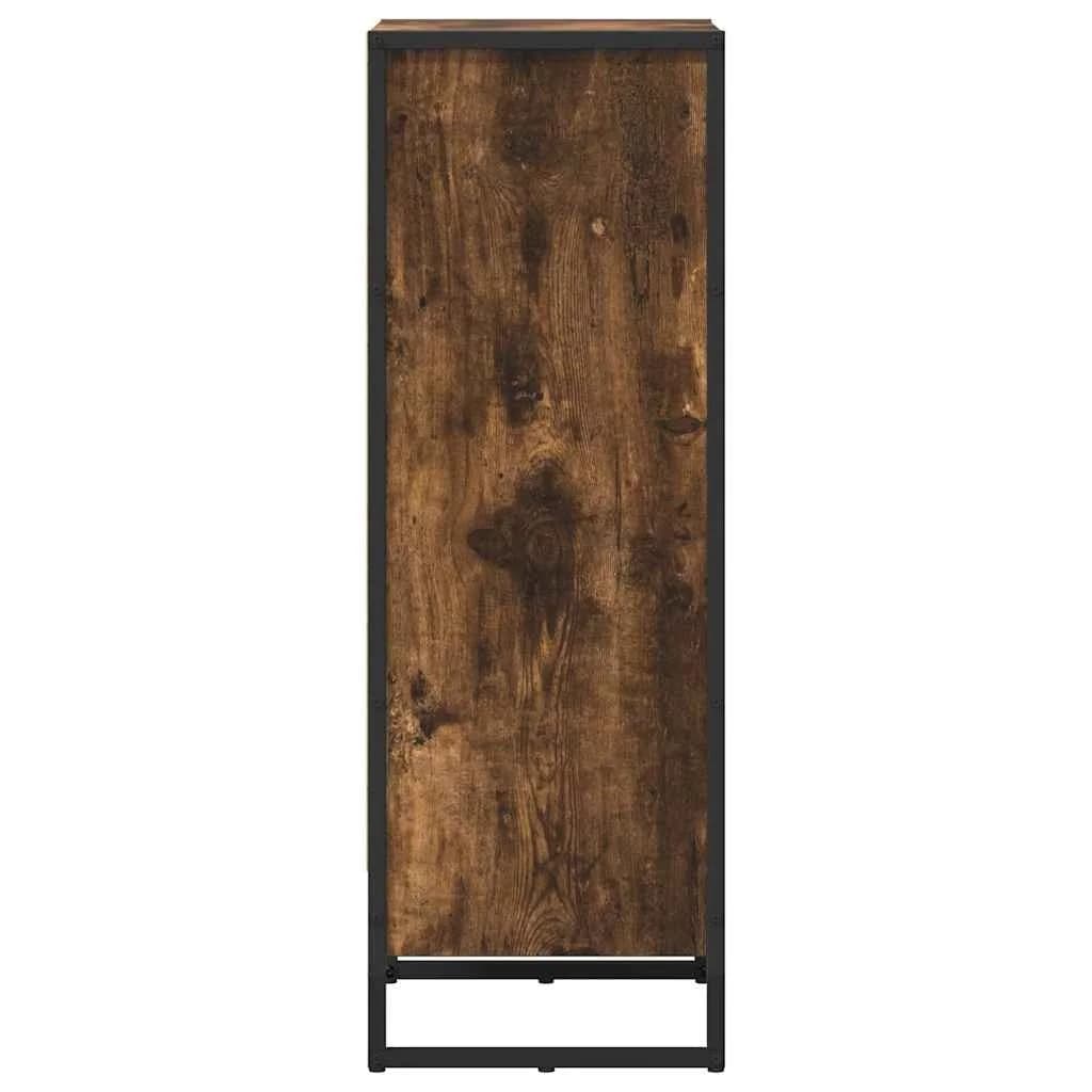 Knjigovni omar 40 x 30 x 86,5 cm Inženirski les Dimni hrast - slika 6