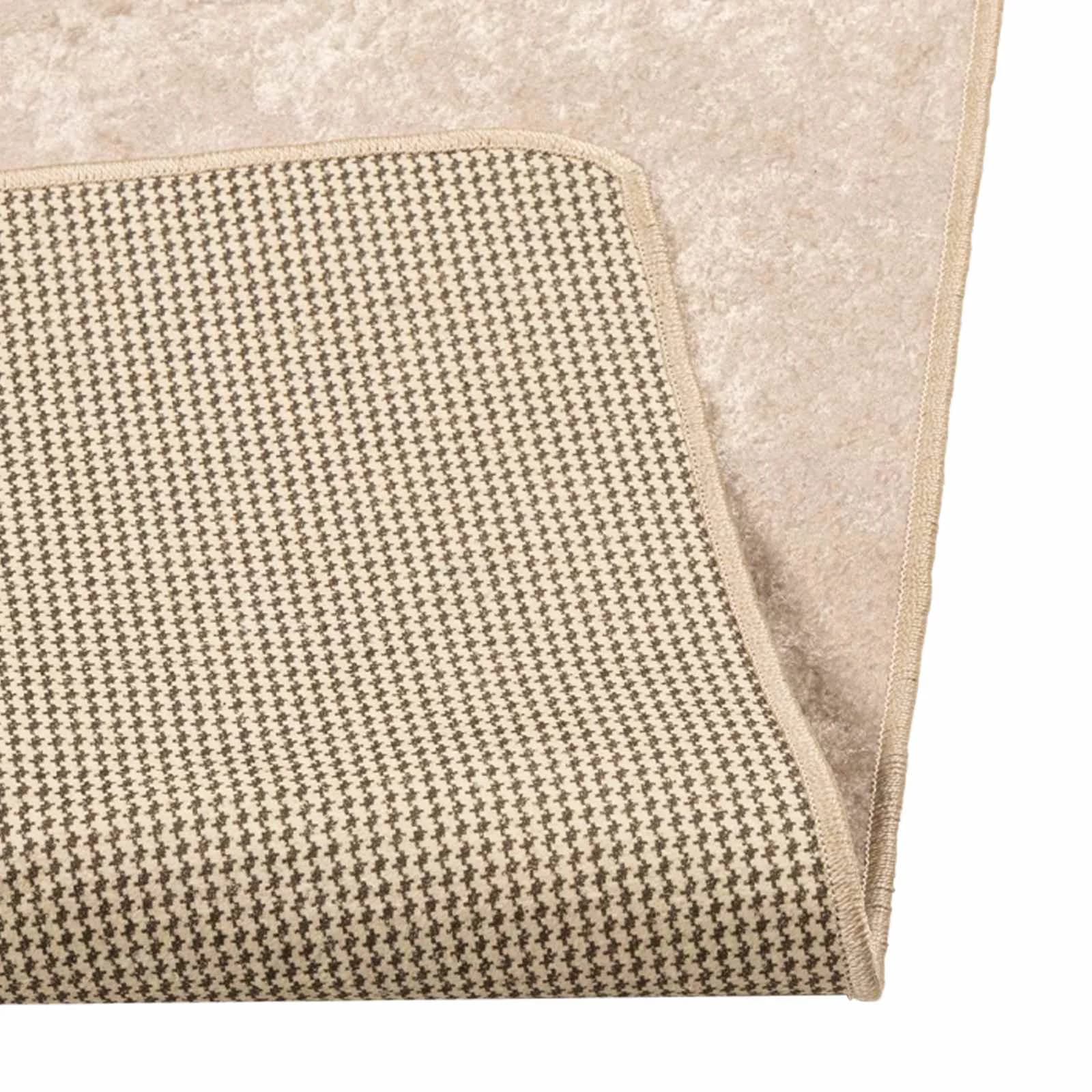 Preproga runner MARSA krema 50 x 300 cm Poliester in PVC - slika 4