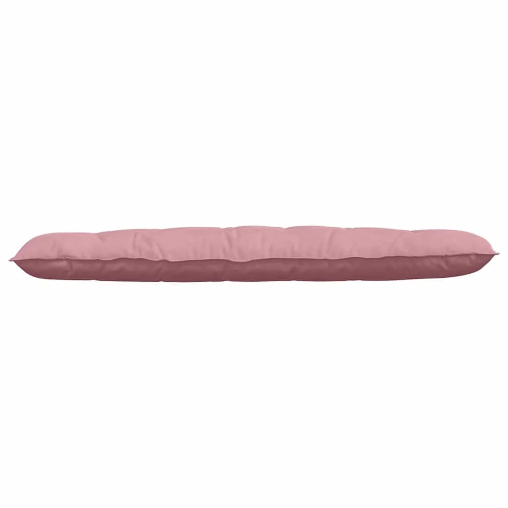 Poglavni vzglavnik Roza 180 x 50 cm Žametna tkanina - slika 5