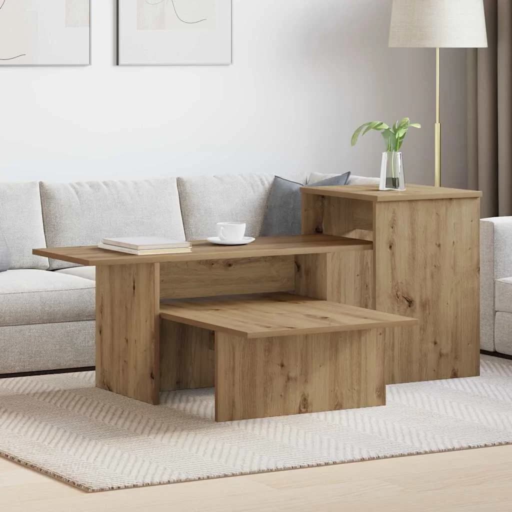 Konzolna miza Umetni hrast 91,5 x 35 x 38,5 cm Inženirski les