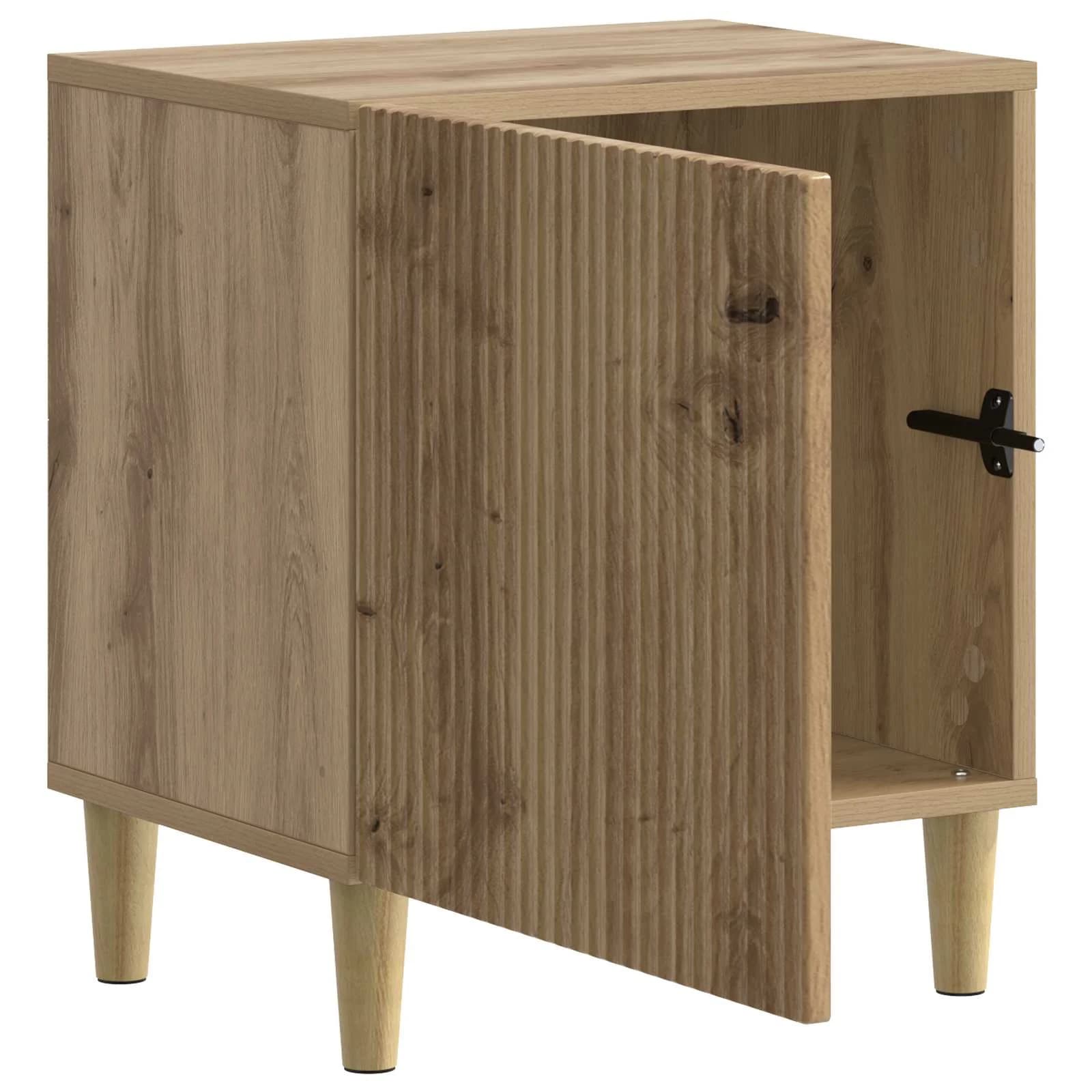 Nočna omarica Artisan hrast 43 x 34,5 x 50 cm Inženirski les - slika 4