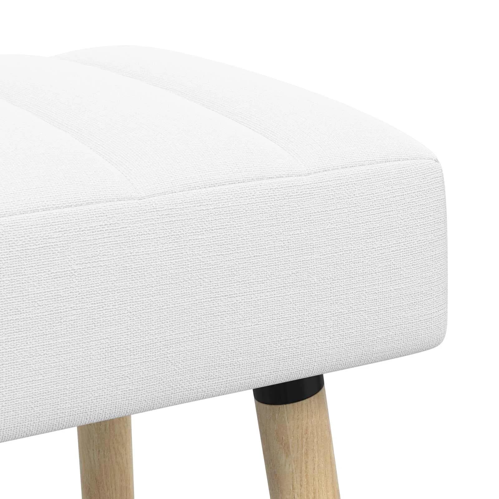 Bench z kanalnim oblazinjenjem Bela 60 x 40 x 45 cm Blago - slika 6