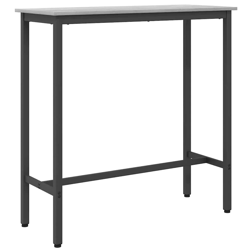 miza Siva Sonoma 100 x 40 x 100,5 cm Inženirski les in jeklo - slika 7