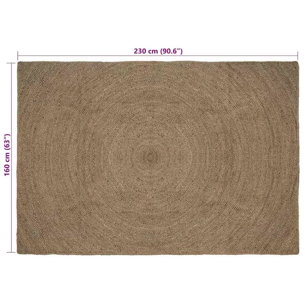 Preproge za površine Siva 160 x 230 cm Juta - slika 7