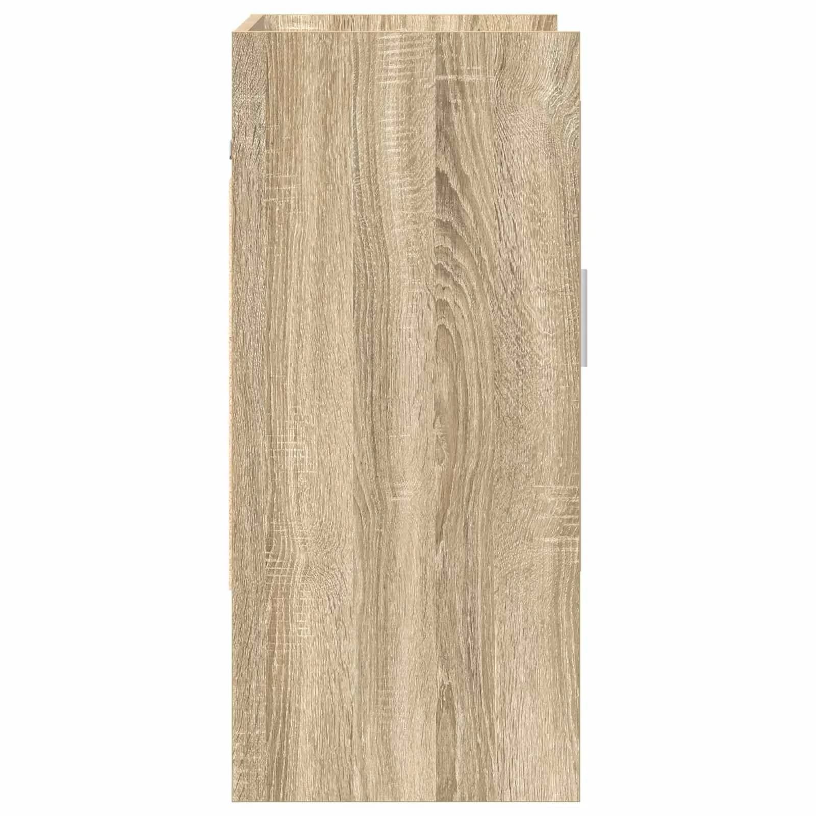 Stenska polica Montaža za steno Sonoma hrast 80 x 36 x 80 cm - slika 5