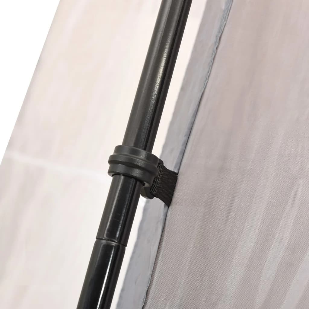 Šotor za bazen iz blaga 590x520x250 cm siv - slika 5