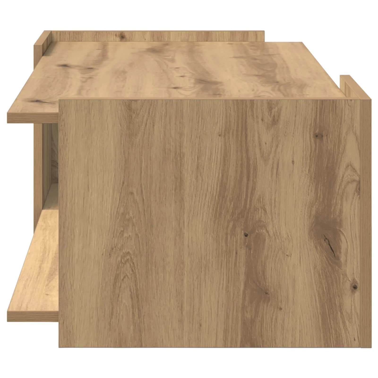 Klubska miza Artisan hrast 90 x 50 x 33 cm Inženirski les - slika 6