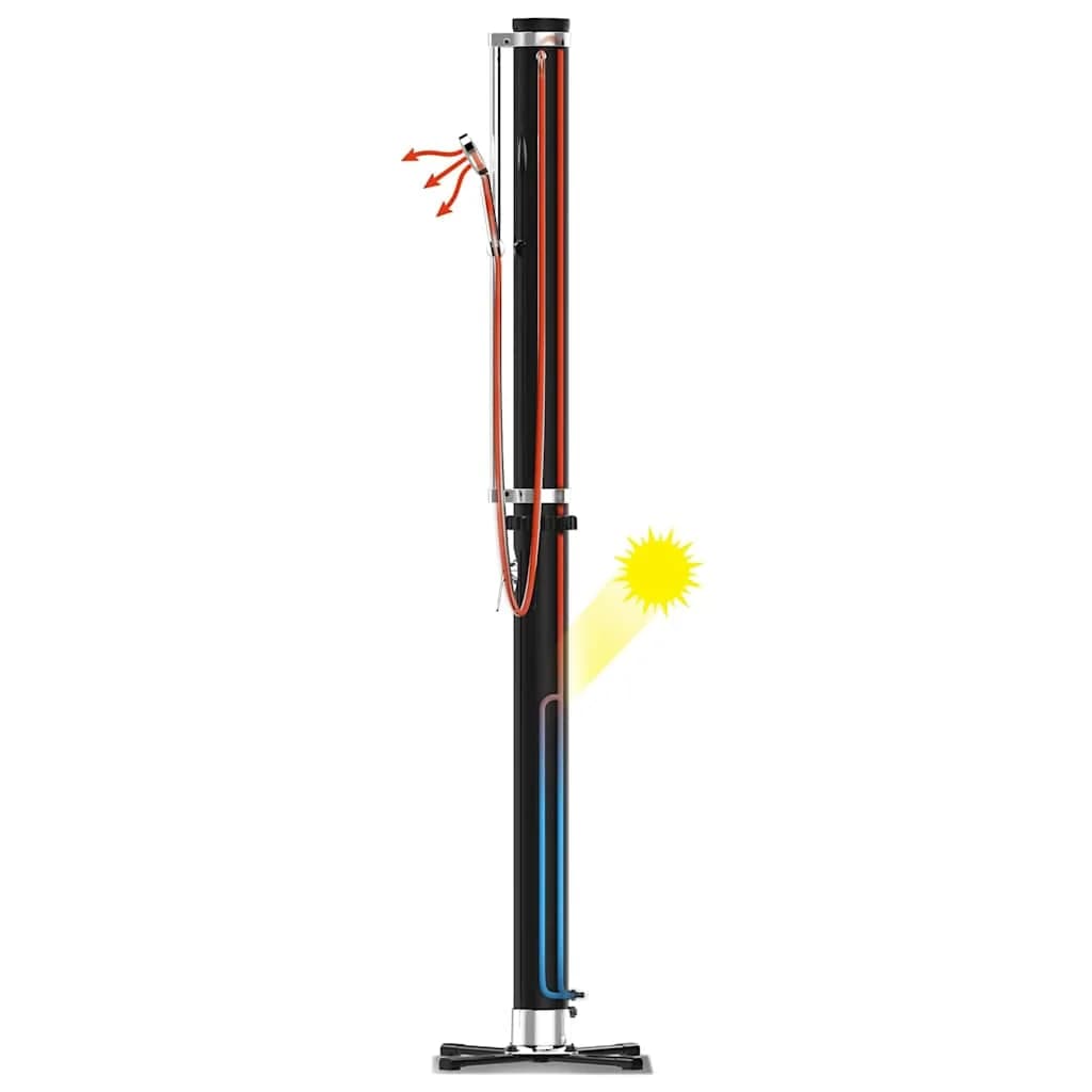 Bestway Zunanja solarna prha Solar Flow črna 20 L - slika 7