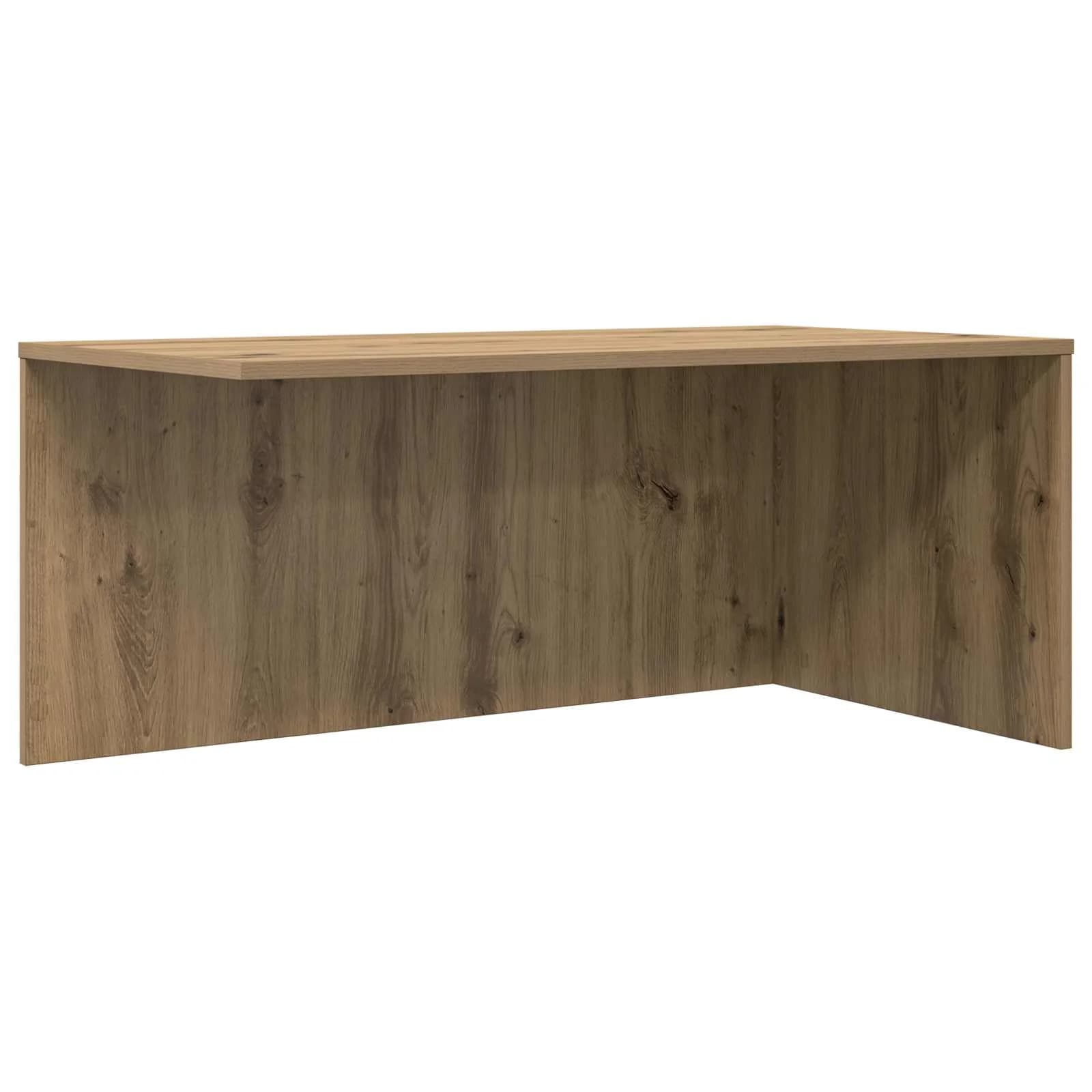 Set kavno mizico 2 kos Umetni hrast 90 x 48 x 40 cm - slika 6