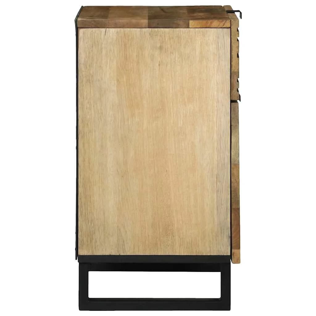 Nočna omarica Naravna 50 x 33 x 60 cm Inženirski les - slika 4