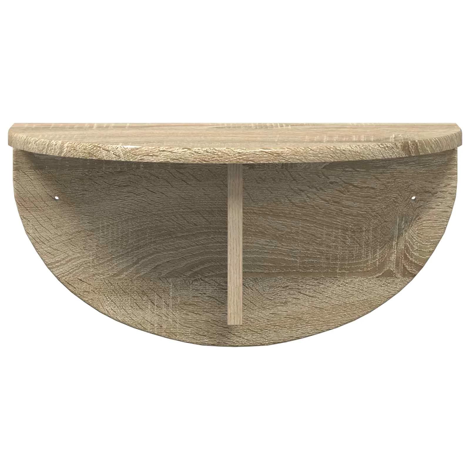 Stenska polica Montaža za steno Sonoma hrast 48 x 24 x 24 cm - slika 5