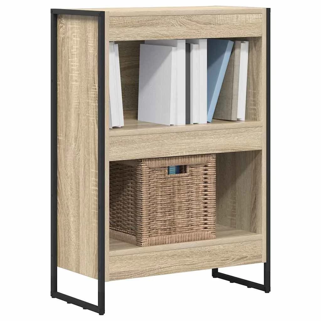 Knjigovni omar 60 x 30 x 86,5 cm Inženirski les Sonoma - slika 3