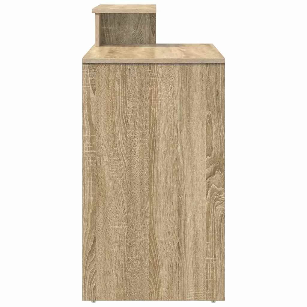 Miza Sonoma hrast Inženirski les 120,5 x 44 x 88,5 cm - slika 7