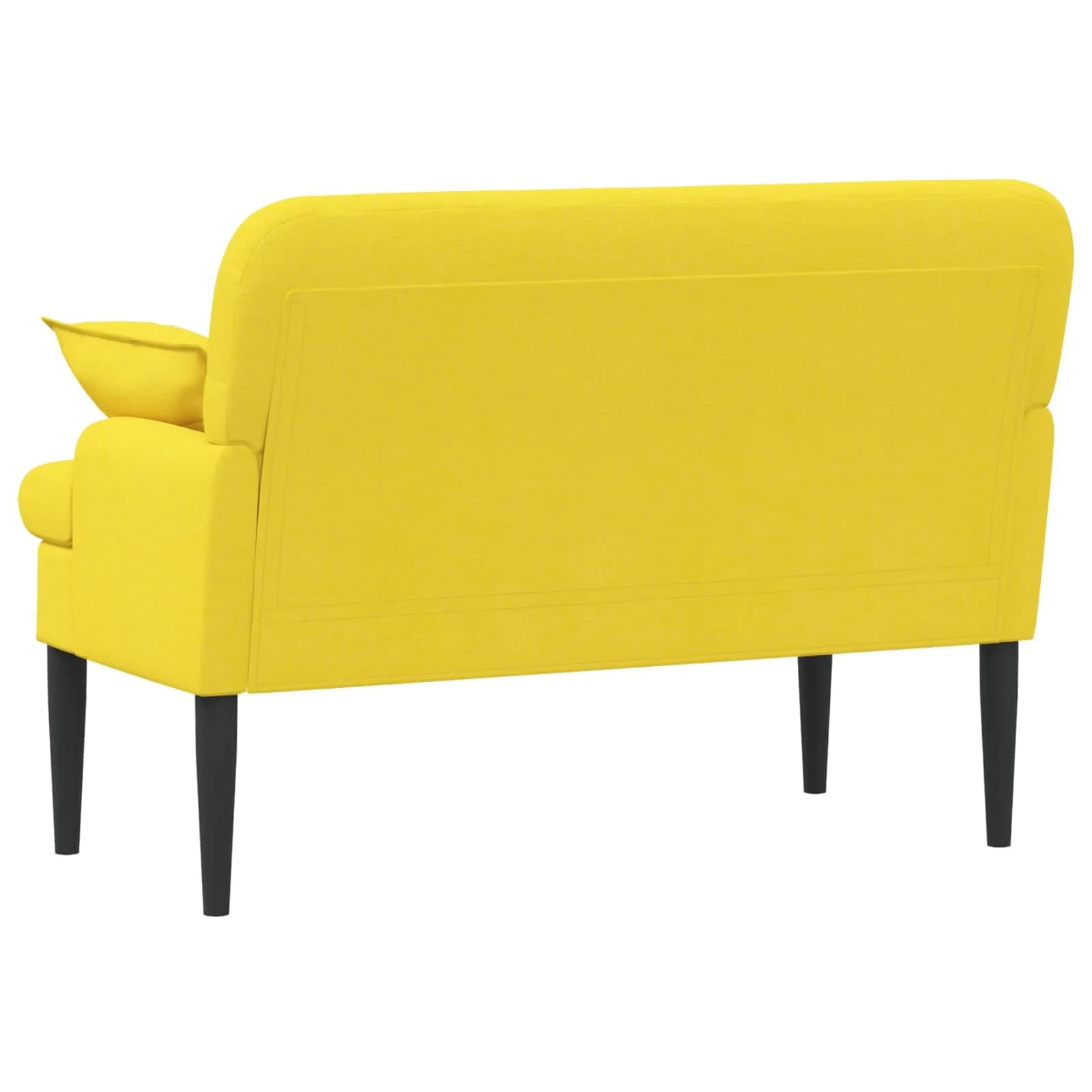 Dvojnica s gumbi Svetlo rumena 111 x 68 x 80 cm Blago - slika 5