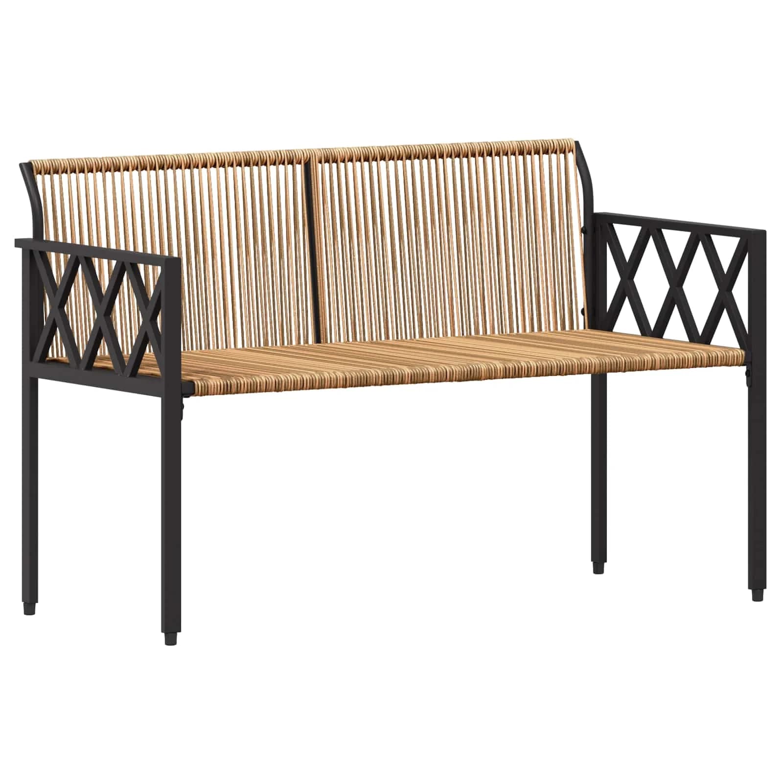 Zunanje klopi 2 -Seater 116 x 56 x 75 cm poli ratan - slika 4