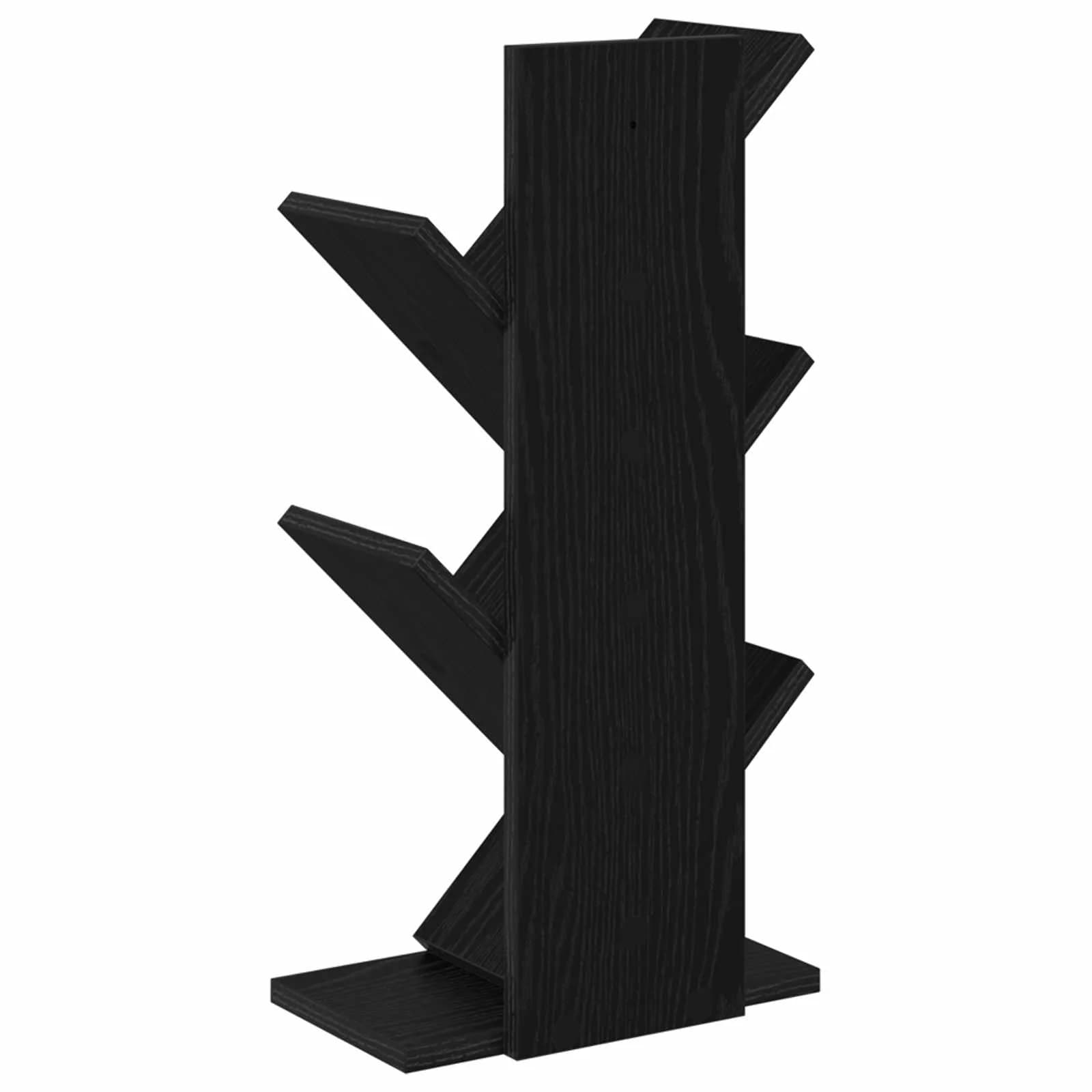 Polica za knjige v obliki drevesa 4-nivojska 30 x 18 x 60 cm - slika 6